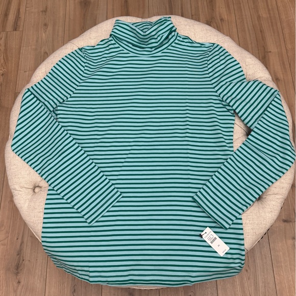 NWT Talbots striped turtleneck - Picture 1 of 6